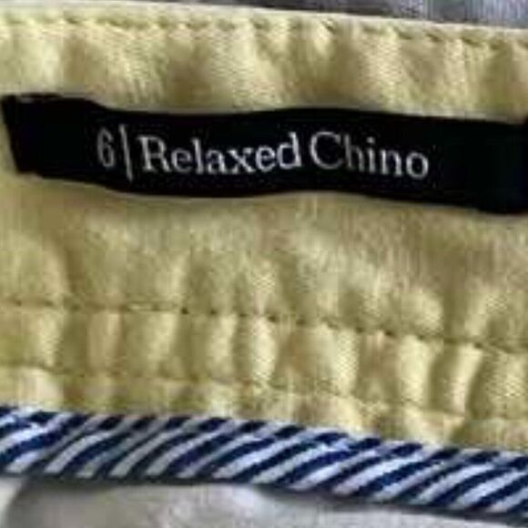 TALBOTS Relaxed Chino yellow Straight Leg Trousers for Women size 6 - Picture 4 of 11